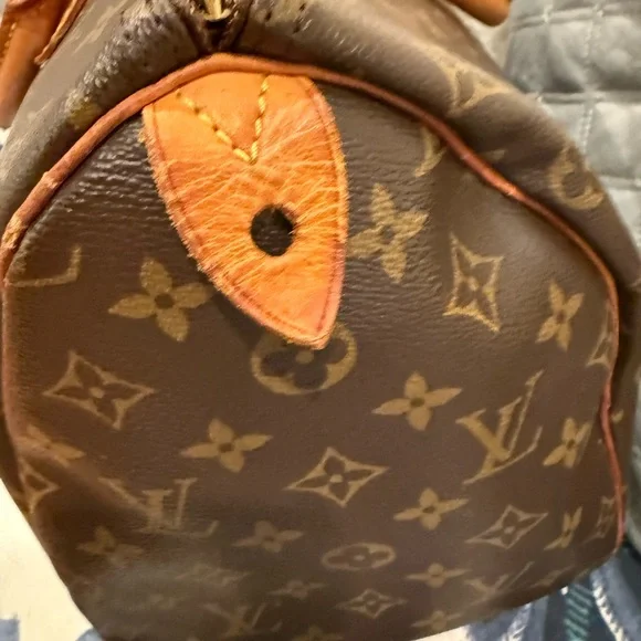 Louis Vuitton Brown Monogram Speedy 30 Vintage - Picture 6 of 15
